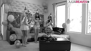 wife and MILF - Blond mom fucks herself with dildo while stroking clit with vibrator - Blond