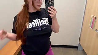 Gym Hottie Strips and Teases