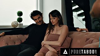 Devastated Lad Catches Girlfriend Lana Smalls Cheating With His Bossy Stepdad In Taboo Step-Fant