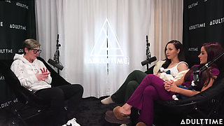 Pornstars Podcast After Lesbian Hookup! Vanna Bardot & Melissa Stratton the Adult Time Podcast