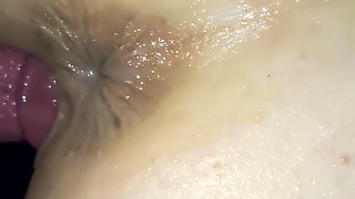 Doggy Backing It Up - Tight Asshole Creampie Tease & Cumshot