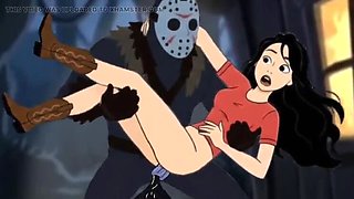 Halloween Hentai Special: Crazy Fucking at Crystal Lake Camp with Octopussy