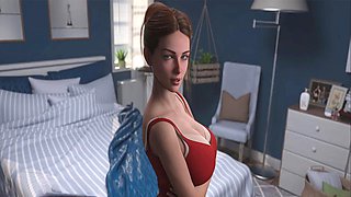 Sexy big-titted teacher in a summer fantasy by Loveskysan69