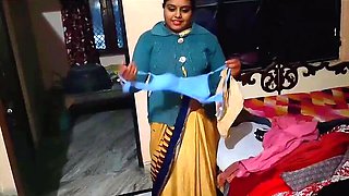 Desi Bhabhi Hardcore Fucking in Kitchen with Annuakhil - Hindi Dirty Talk & Cumshot
