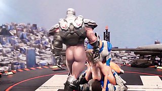 S.Storm special Power - 3D Futa Superheroine Animation