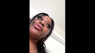 Hot Black Maid Does Some Webcam Black and Ebony