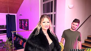 A man fucked his wife's ass with a big cock and bra on