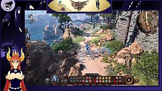 Ebony Elf Lewdness with Small Tits: Baldur's Gate 3 Part 1