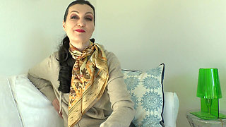Wear a Silk Scarf and Masturbate in Front of Me, Lady Victoria Valente