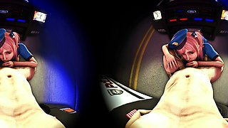 Two 3d cartoon cuties are ready for their bath