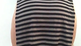 My Stepsister Crystal Masturbates on the Floor at Home When Her Husband Goes to Work