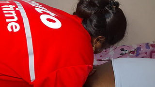 Food Delivery Girl Fucks Agent