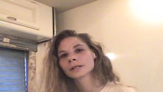 Horny blonde wife crystal fucked hardcore in pov