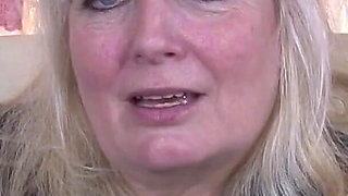 Blonde Mature GILF Cindy S. Fucks Herself with Her New Sex Toys