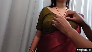 Indian Maid Aunty Handjob Help And Blowjob