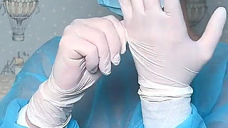 Perverted Surgeon Wrecks Asshole Fisting Gloves