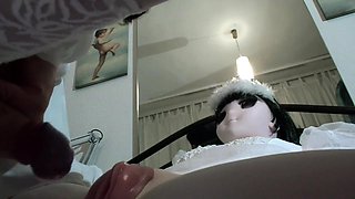 Sissy Crossdresser Fucks Doll with Emo Vibe