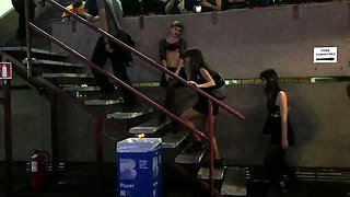 European Blonde Finger Fucked On Public Beach