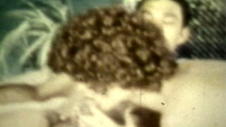 Vintage Cum Guzzlers Share Loads in Sepia Retro Orgy Classic