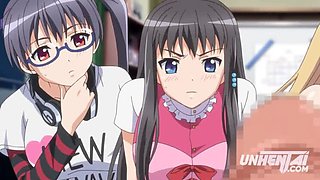 Horny Step Sister Gets Massive Facial - Hentai Anime Blowjob