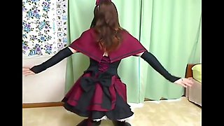 Young kinky shemale enjoys masturbation and cums in her coffee