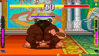 Ryona fighter, big ass, wooly