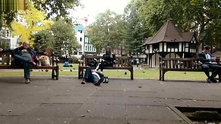Mistress Evilyne - Public Foot Worship and Humiliation