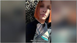 Young Neighbor Helps His Neighbor Carry Her Groceries, She Rewards Him With Her Ass