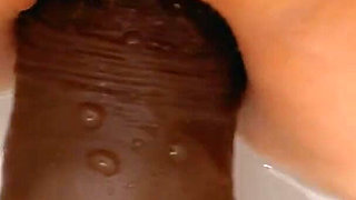 What Do Teenagers Usually Do in the Bathroom? Stretching My Tight Pussy with a Big Cock