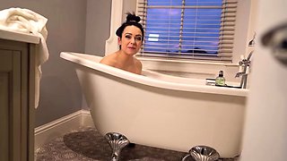 WankItNow Alicia Katz Bathroom Voyeur