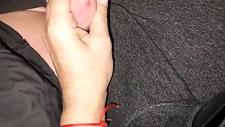 Sexy MILF Uber Driver Gives Footjob and Fuck in Car with Huge Cum Load