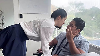 Hot Latina Professor NamiQsein Seduces Student Marasex in 4K School Uniform Fuck