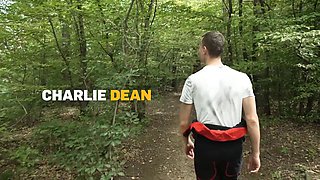 Mature4k. brunette on High Heels seduced a teen man in the forest and screwed in public