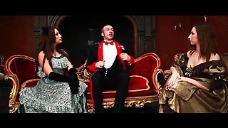 Portland Manor FFM Threesome with Caprice Jane, Paige Turnah & Louise Jenson - Big Tits, Blowjob, Rough Sex & Cumshot Compilation