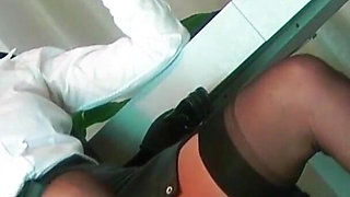 Goon Under Encased Nylon Legs