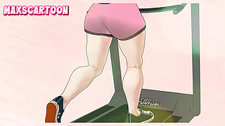 NSFW Hot Adult Short Cartoons - Kate's Naked Run