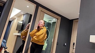 Step Mom Wakes up Grinding on Stepson in Shared Bed - Creampie Ensues!