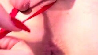 Ema Moscardini Masturbates With Cumshot In Sexy Dress