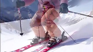 Melissa Ski Slope Deep Throat Sex - 3D Anime Manga Blowjob in Snow