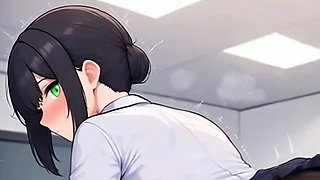 Waifu Secretary POV - Close-Up, Teasing, Sock Pull and Naughty Play (1m Teaser)
