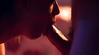 Anny Aurora takes cum on her butt cheeks after pleasuring older man