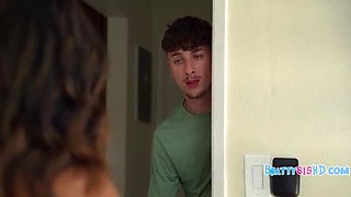 Step Sister Gets Fucked Hard as Repayment - Petite Latina Teen with Big Ass