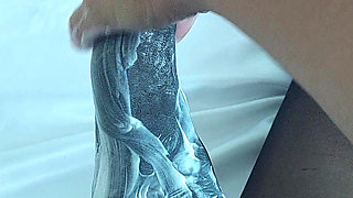 BLACK PANTYHOSE WITH LOTS OF COSMETICS