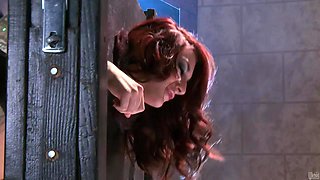 Redhead beauty Mischa Brooks gets her ass drilled