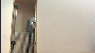 Erotic lesbian pussy licking in 69 position after training