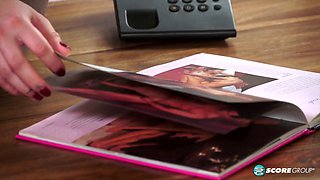Darias Big Tits Office Masturbation
