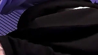 Skinny Asian secretary teen fucked by colleague at work on break