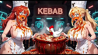 Funny Cook Video, Ai Animation