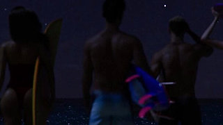 Dominos Beach 6: Jhon Night Surfing First Time & Zoe Cave Hookup