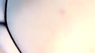 Big tit girlfriend ass toyed before anal